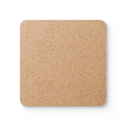 Ocean Blue Eyes Corkwood Coasters square one size summer pick.