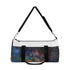 Egyptian pyramids watercolor duffel bag, ideal for art-loving travelers.