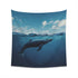 Whale Song Tapestry: Majestic Ocean Wall Art for Serenity and Style