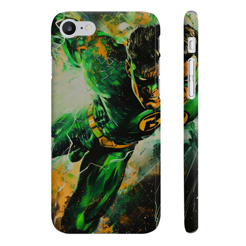 Emerald guardian phone case glossy slim iPhone 7/8 plus protective cover.