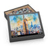 Empire State watercolor jigsaw puzzle with 120 pieces.