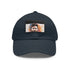 Lionel Messi Signature white cotton rectangle hat for soccer fans.