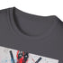 Charcoal Deadpool T-shirt with bold graphic crew neck cotton fabric regular fit