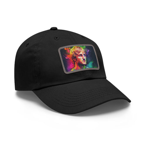 Logan Paul unisex cotton hat with light brown patch design.