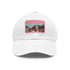 White cotton baseball cap celebrating England World Cup 1966 legend Bobby Moore.