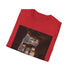 Charcoal cotton T-shirt featuring Echoes of the RoseRed City design