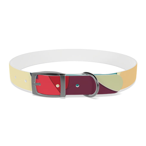 Retro Waves Dog Collar: Vibrant, Stylish and Fun!
