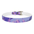 Lavender Fields Dog Collar in Black Onyx for Stylish Pets