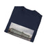 Charcoal cotton T-shirt with Winter Palace graphic in a regular fit