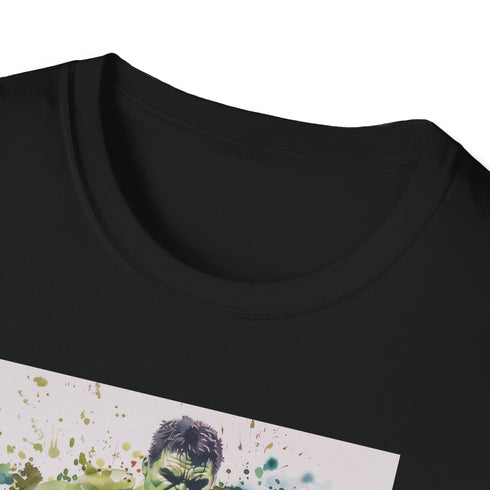 Charcoal cotton Hulk T-shirt with bold green graphic ideal for Marvel fans