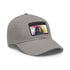 Neon Dreams Baseball Cap with Light Brown Rectangle Patch