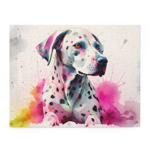 Dalmatian trio jigsaw puzzle, perfect for dog lovers, Back-to-School.