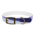 Lavender Fields Dog Collar: Stylish black-onyx M size accessory for pets.