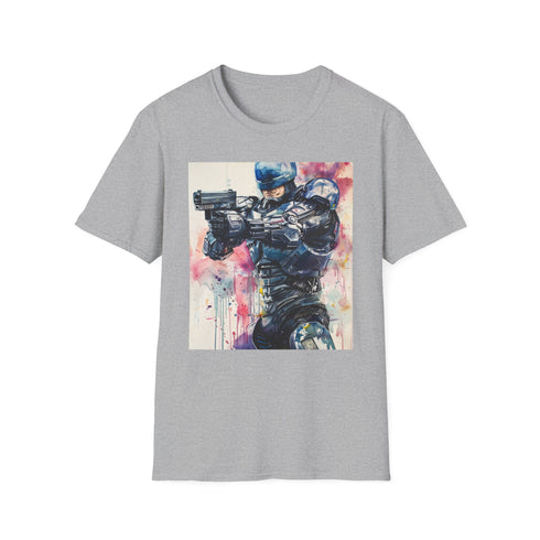 RoboCop T-shirt in Charcoal, Men's size Small, Regular fit, Summer style.
