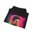 Tom Cruise Neon Watercolor Hoodie, Navy, S. Cozy unisex regular fit hoodie.