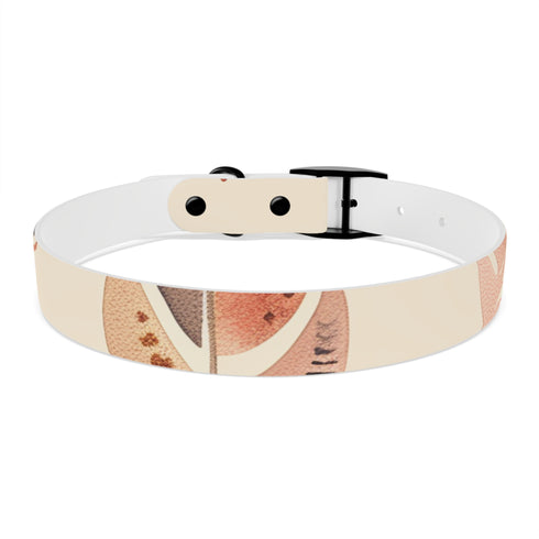 Personalized black onyx dog collar for stylish pets.