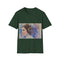 Watercolor Princess Leia T-Shirt: Galactic Glamour, Charcoal, Crew Neck Fit