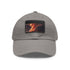FirePeak Volcano Cap in White with Light Brown patch, rectangular shape.