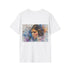 Charcoal cotton t-shirt featuring Princess Leia watercolor design for Star Wars fans