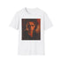 Charcoal crew neck T-shirt with vibrant Anakin Skywalker portrait design