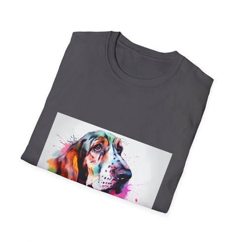 🐾 Basset Hound Adventure: A Watercolor Journey of Curiosity and Joy