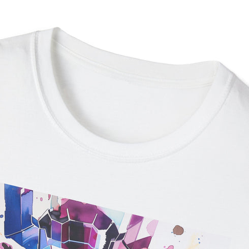 Charcoal Galactus T-shirt with cosmic graphic in regular fit cotton