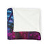 Space Garden in Glowing Greenhouse — Plush Fleece Throw Blanket — Product Detail View 5