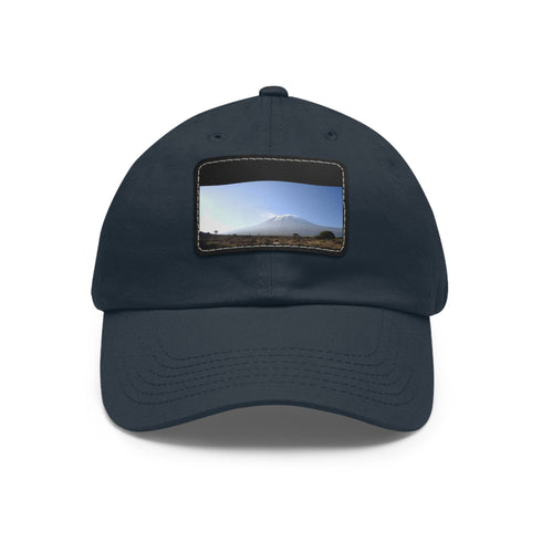 Kilimanjaro Summit Adventure Cap in white with light brown patch.