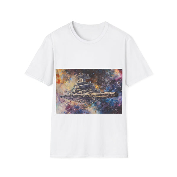 Charcoal Galactic Empire Star Destroyer Tee for Men's and Women's Fashion.