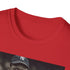 Charcoal watercolor Babe Ruth T-shirt with crew neck and regular fit