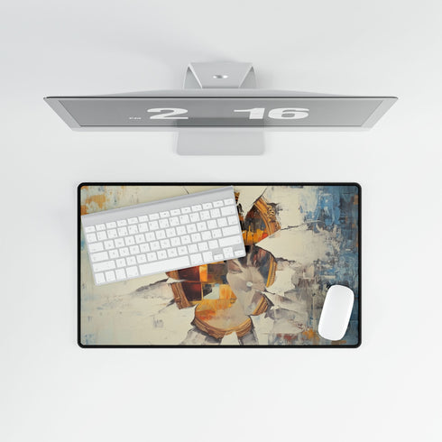 A Broken Mirror Reflecting Fragmented Images Symbol Gaming XXL Extended Desk Mat