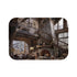 Cabin in the woods bath mat - cozy mountain retreat vibes.