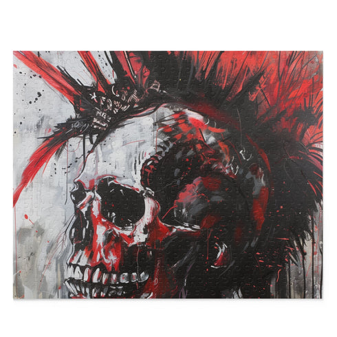 Punk Rock Skull Puzzle