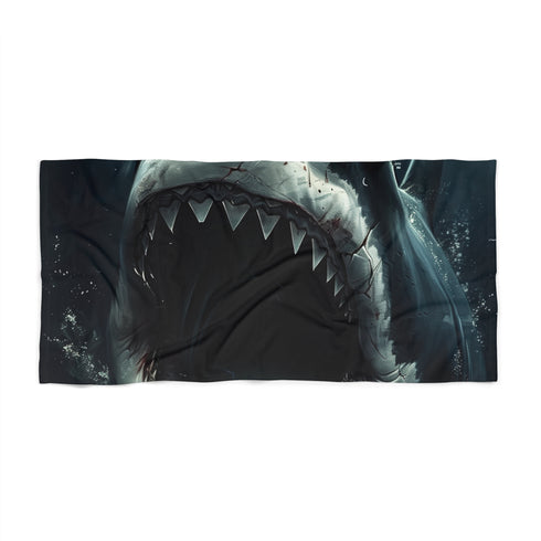 this beach towel is a must-have for any shark enthusiast or beach lover. Bring a touch of the sea wherever you go with this Jaws Shark Painting Beach Towel.
Stay stylish and dry with this Jaws-inspired shark beach towel. Featuring a striking painting of a shark ready to make a splash in the ocean