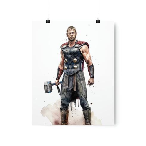 Thor Ragnarok Poster God of Thunder Canvas Wall Art Indoor Hanging.