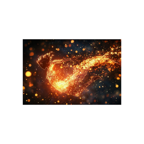 14 Firestorm Dancer Poster Design.