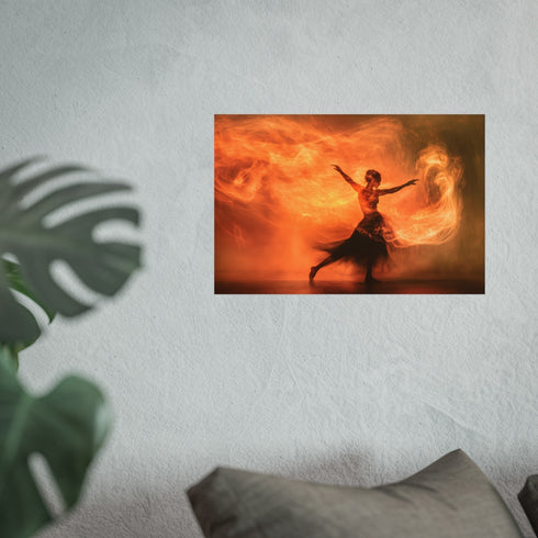 14 Firestorm Shaped Dancer Poster