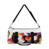 Modern Abstract Bold Duffel Bag with Bright Seamless Pattern.
