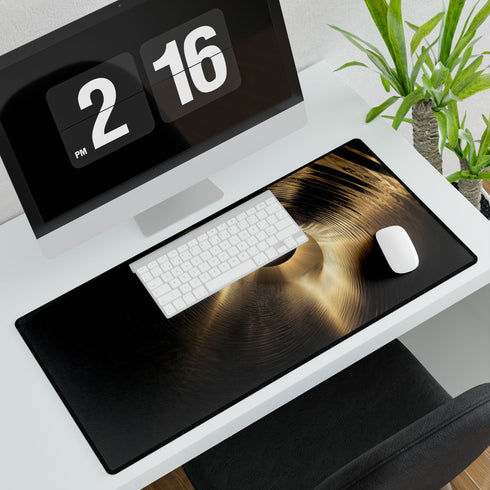 Solar Eclipse Casting Fractal Shadows Gaming XXL Extended Desk Mat