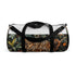 Cheetah print duffel bag, perfect for travel or everyday use.