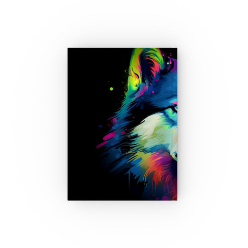 Adorable Husky Dreams Winter Wonderland Journal, High-Quality Material, Perfect for Dog Lovers and Dreamers - Great Gift!
