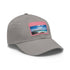 Galapagos Explorer Baseball Cap in White with Light Brown Patch