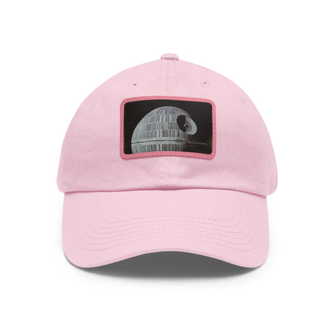 Galactic Empire Death Star Baseball Cap in White with Light Brown patch