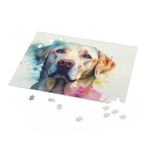 Labrador Love Puzzle with vibrant colors and intricate details.