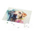 Labrador Love Puzzle with vibrant colors and intricate details.