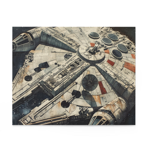 Challenging Millennium Falcon Star Wars puzzle for fans - fun and engaging activity