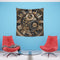 Timeless Gears: A Steampunk Tapestry | Wall Tapestry | All Over Print, AOP, Decor, Halloween, Home & Living, Home Decor, Indoor, Spring Essentials, Sublimation, Tapestry | Prints with Passion