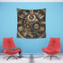Timeless Gears: A Steampunk Tapestry | Wall Tapestry | All Over Print, AOP, Decor, Halloween, Home & Living, Home Decor, Indoor, Spring Essentials, Sublimation, Tapestry | Prints with Passion