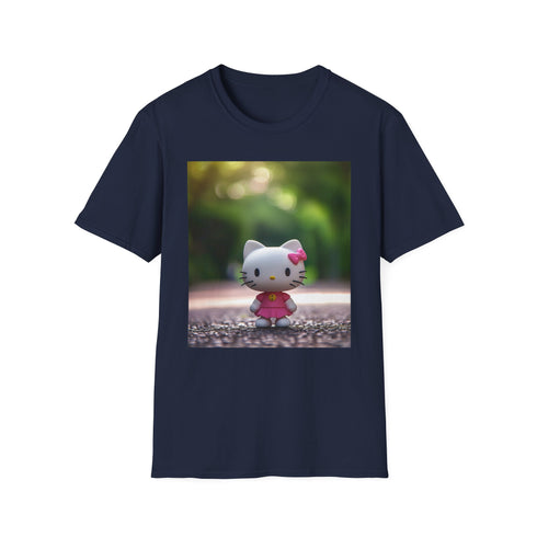 Sanrio Safari Hello Kitty T-shirt in Charcoal and Small Size