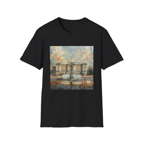 Royal Watercolor: Buckingham Palace T-Shirt | T-Shirt | DTG, Men's Clothing, Regular fit, T-Shirts, Unisex, Women's Clothing | Prints with Passion